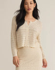 Sea Salt Cardi Crochet Top