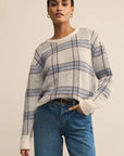 Natural Junction Plaid Sweater