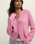 Pink Crush Medina Rib Cardigan