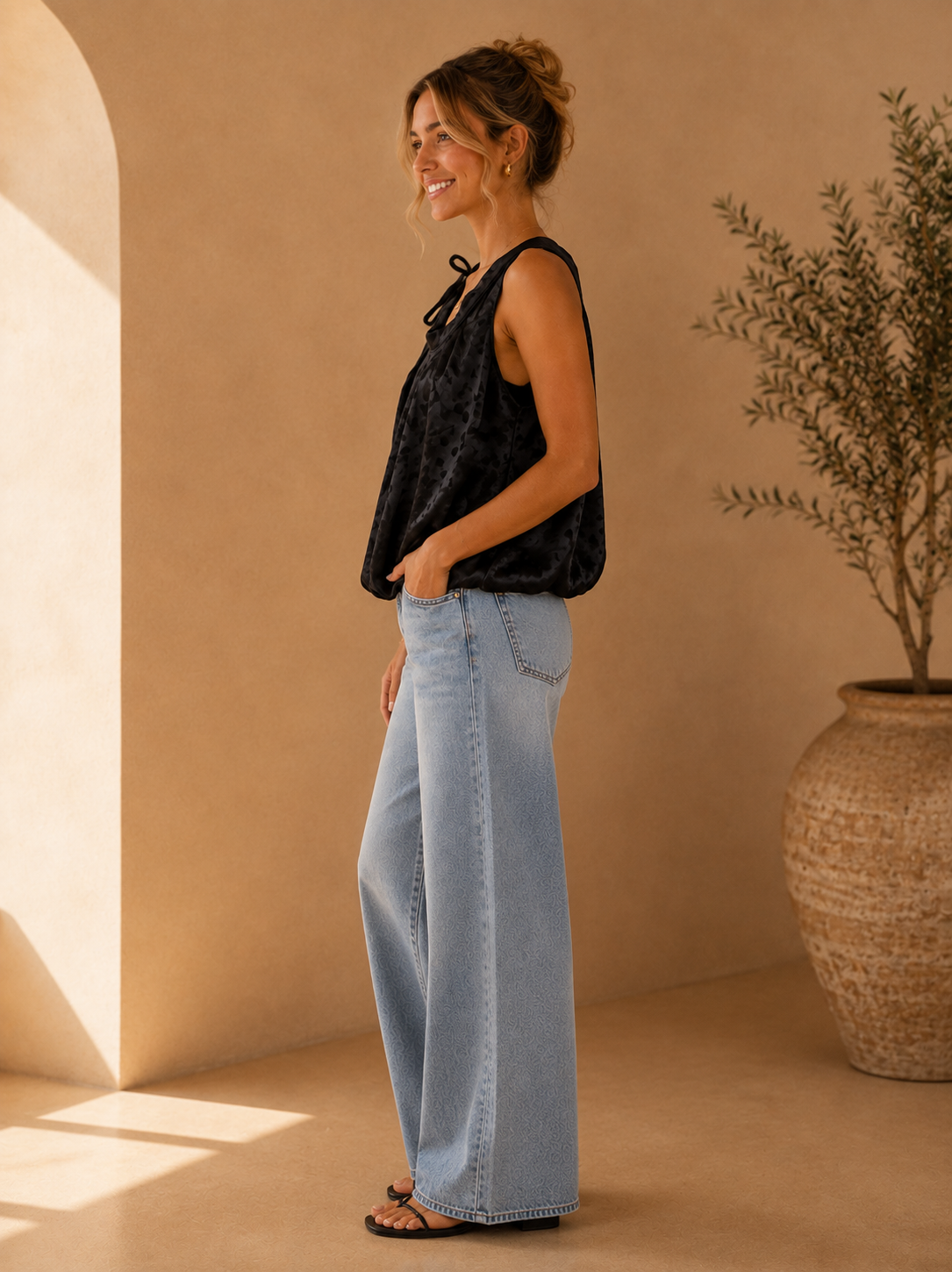 Black Annicka Top