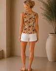 Cream Vanya Top