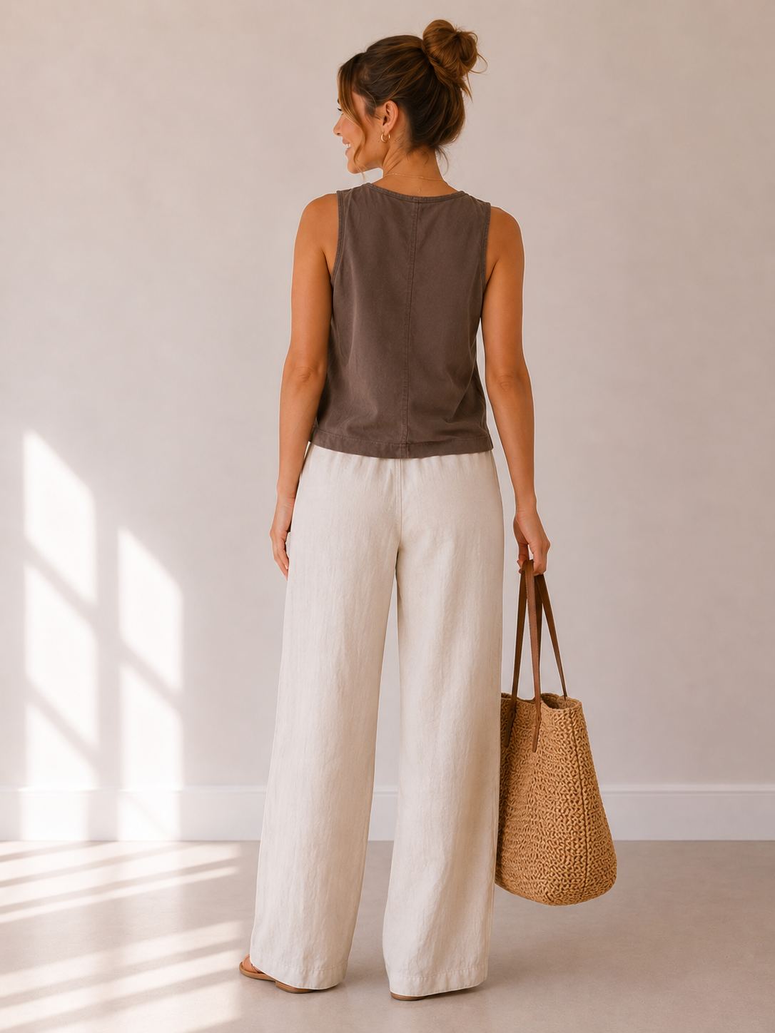 Perfectly Taupe Noelle Jersey Top