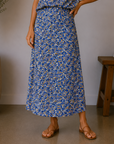 Navy Floral Michelle Skirt