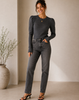 Charcoal Renoa Top