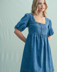 Denim Bubble Gum Dress