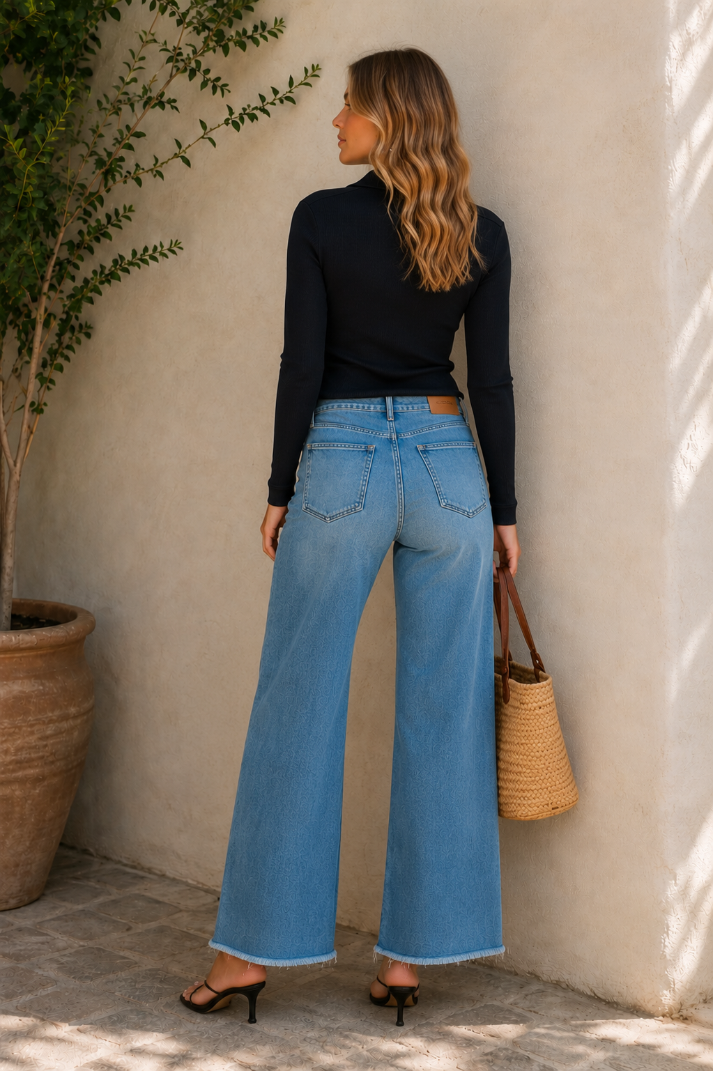 Lyra Wide Leg Verve Denim