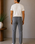 Charcoal Meta Athletic Slim Fit Pant