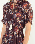 Burgundy Jessa Dress