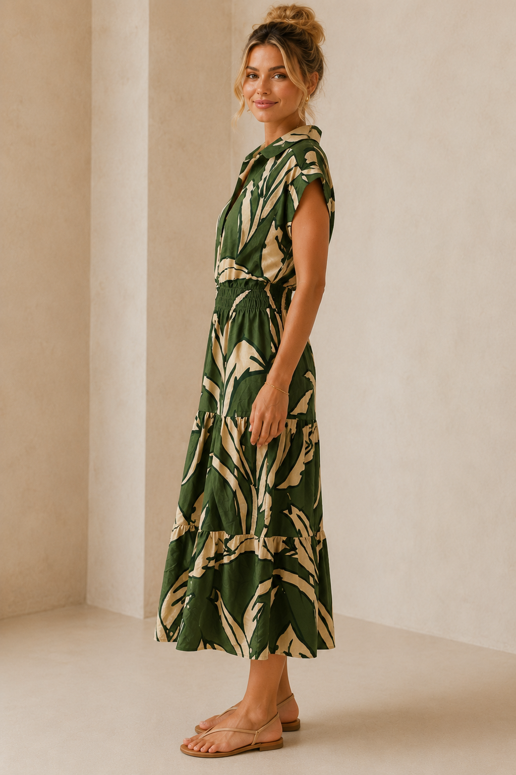Green Leona Dress