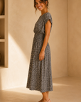 Eclipse Sanna Iris Floral Midi Dress
