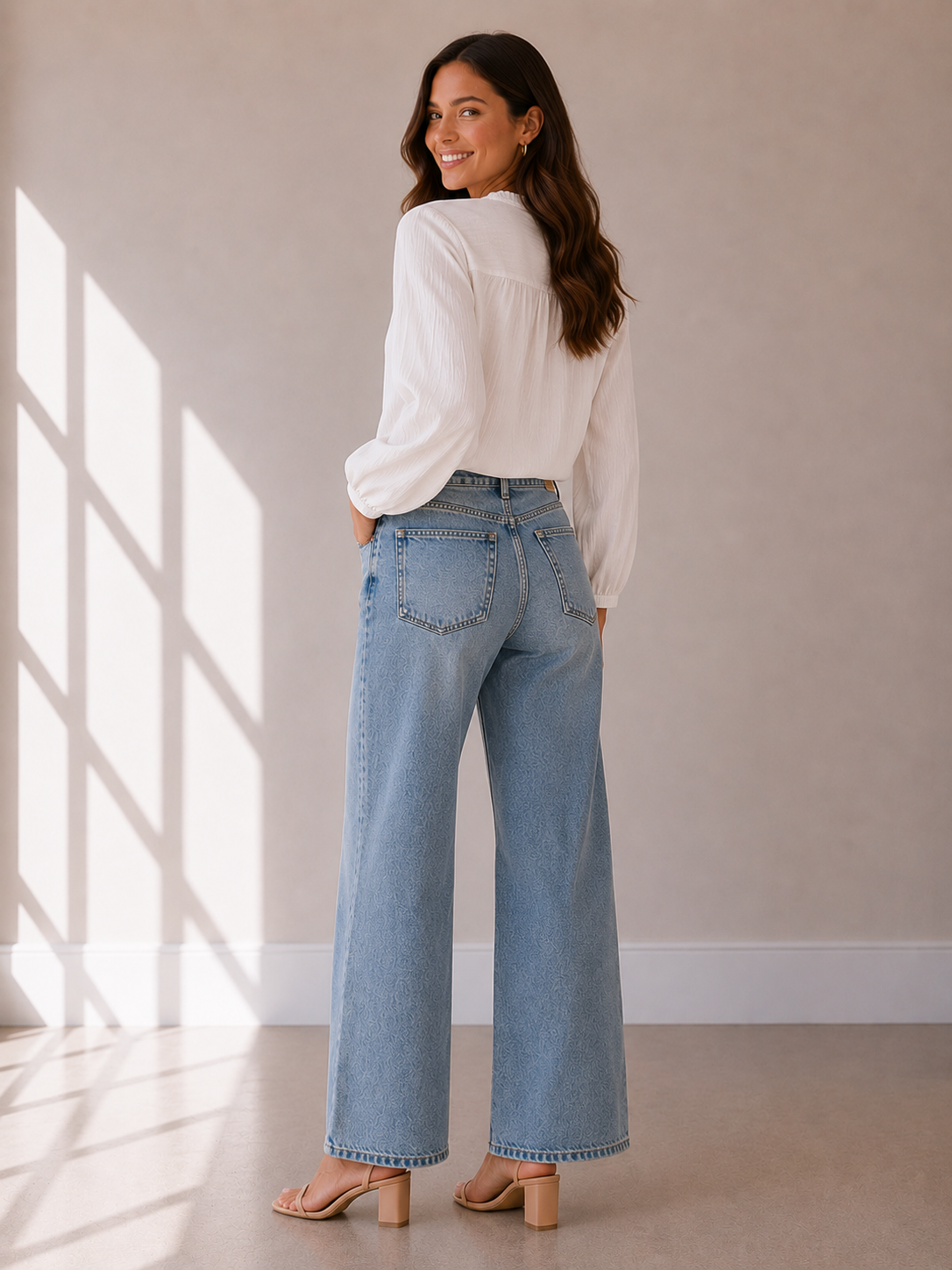 Sweet Dreams Deep Trance Dropped Boyfriend Jeans - OB1929547