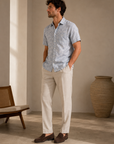 Light Blue Fontaine Short Sleeve Shirt