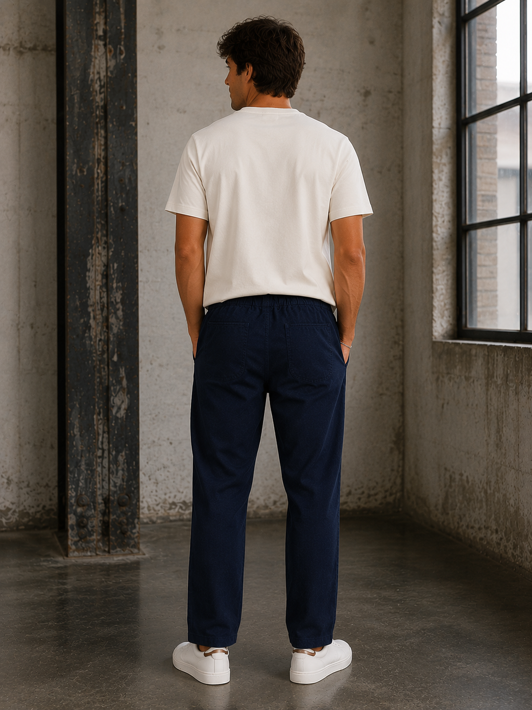 Saturday Hemp Navy Chino
