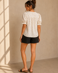 Natural Preslee Top