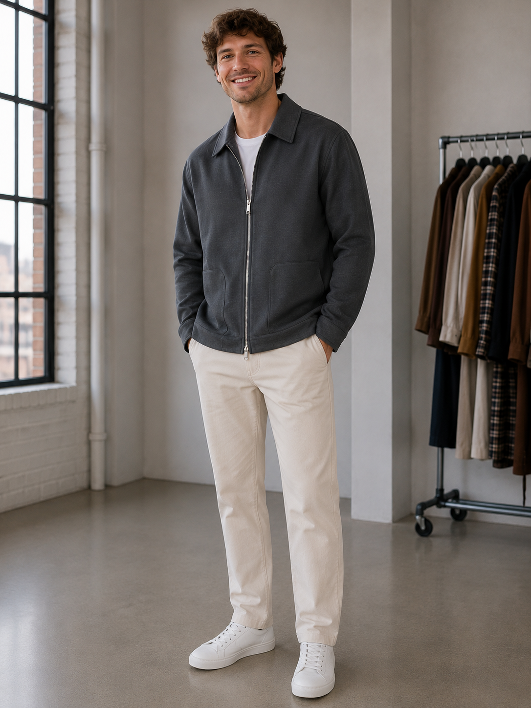 Navy Shael Jacket