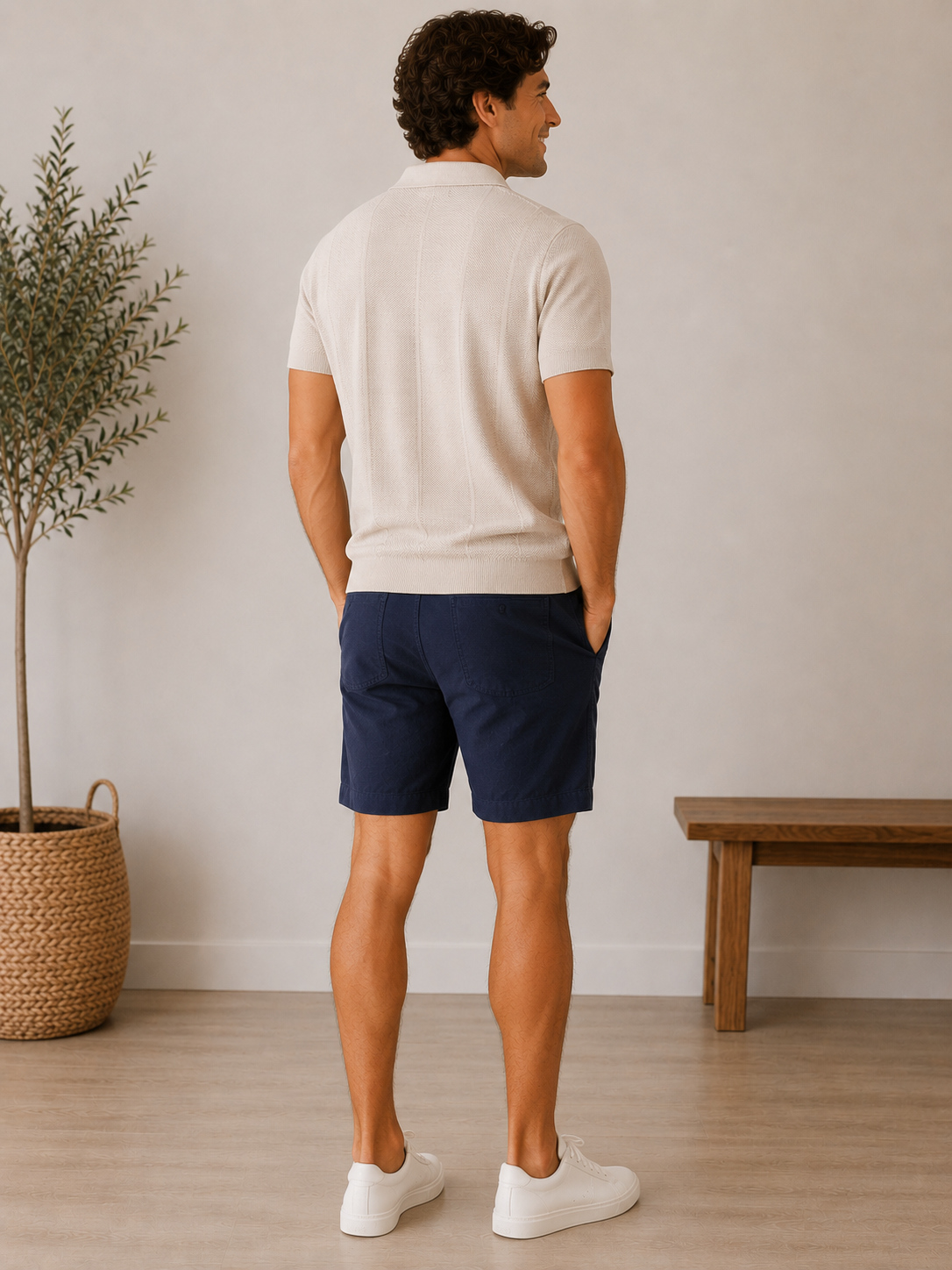 Oat Heather Ashe SS Shirt Sweater