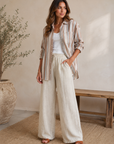 Island Coconut The Perfect Striped Button Up