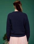 Navy Merry Sweater