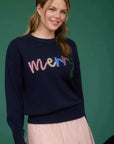 Navy Merry Sweater