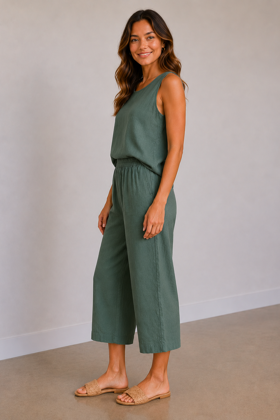 Everglade Sloane Linen Top