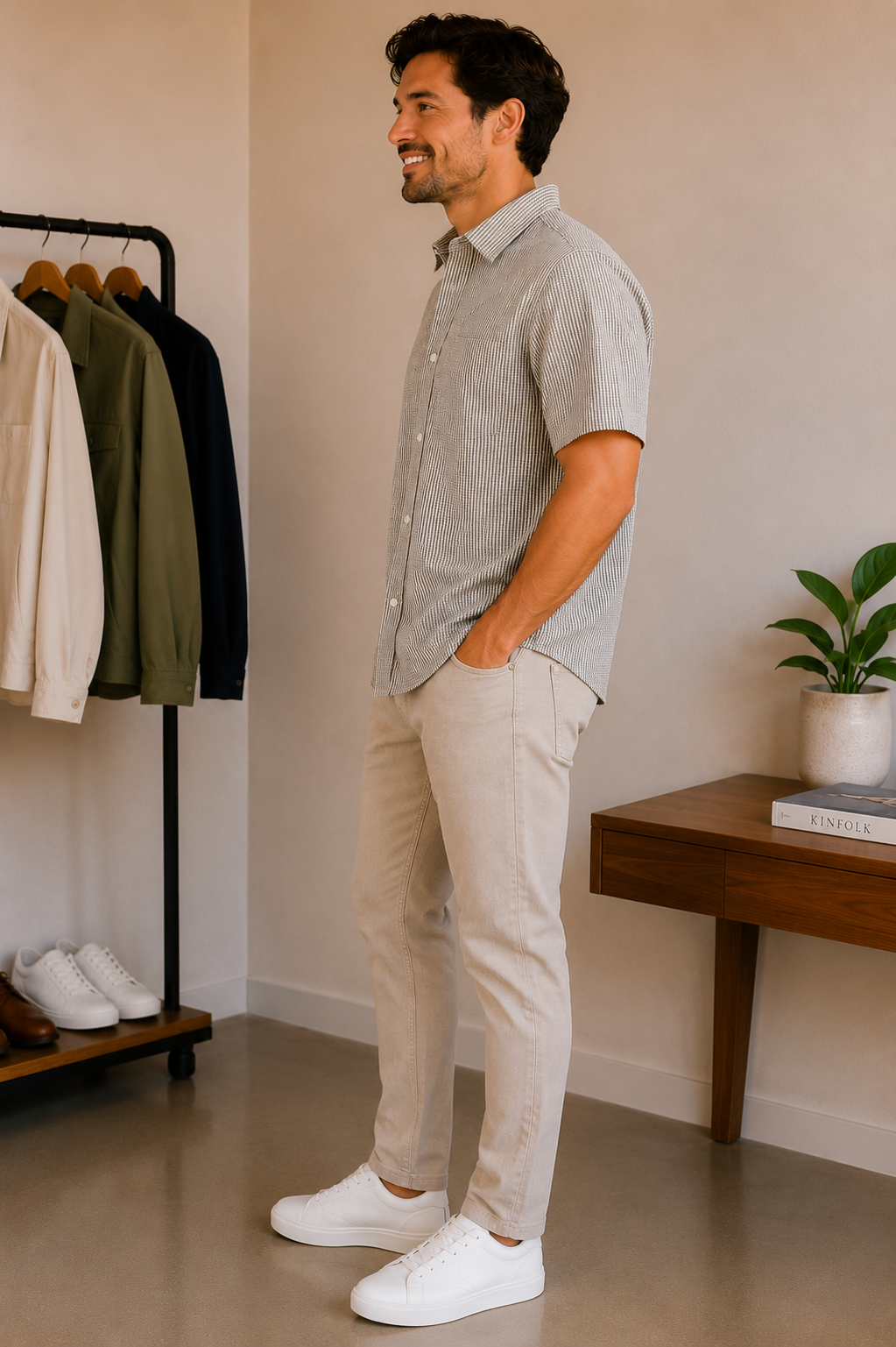 Steel Grey Keaton Short Sleeve Shirt