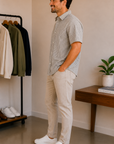 Steel Grey Keaton Short Sleeve Shirt