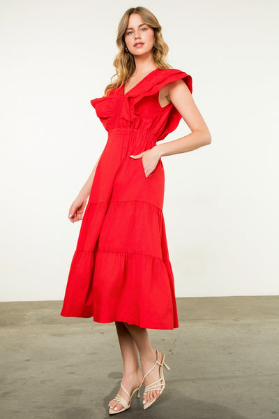 Red Rylee Dress