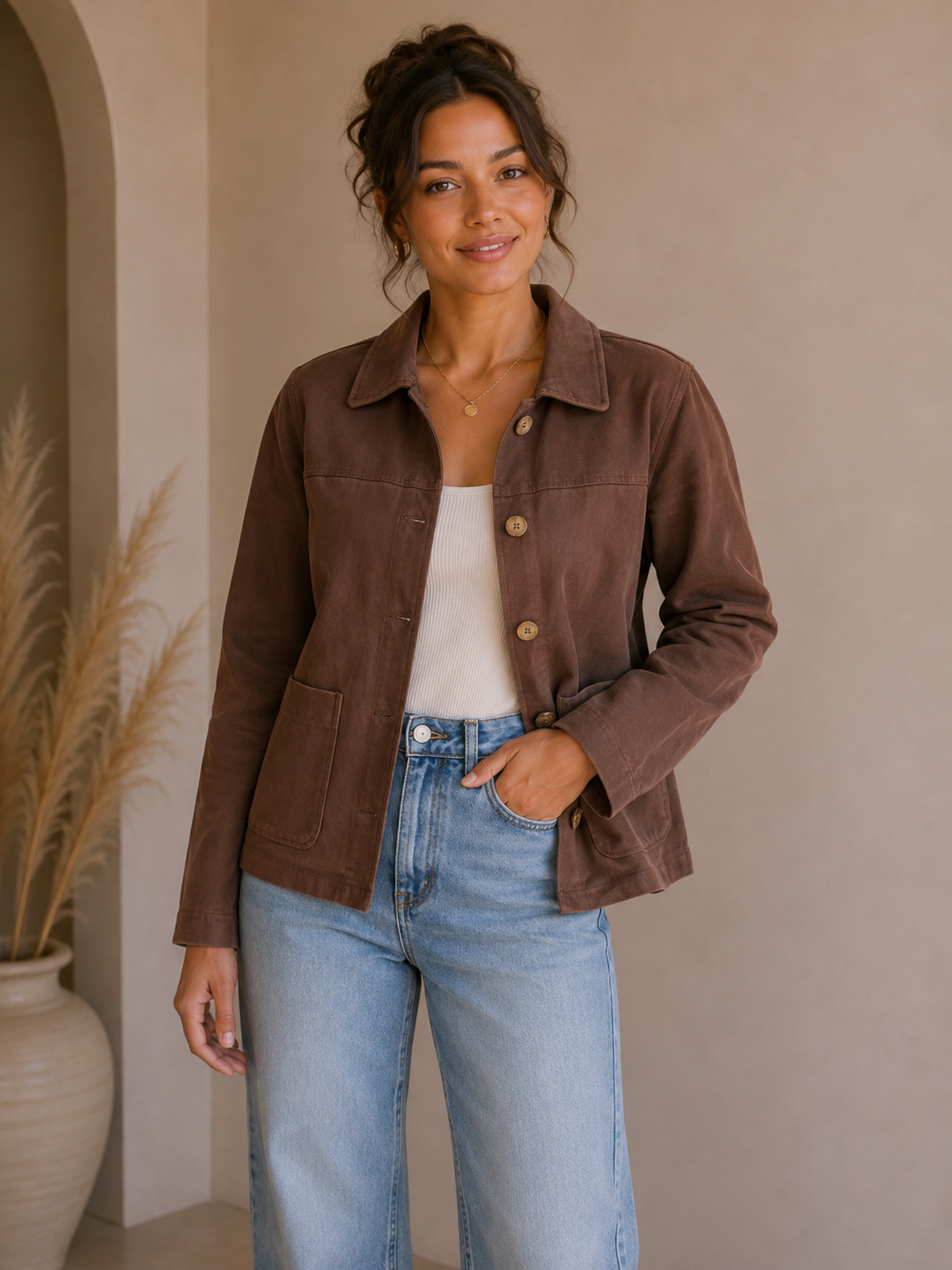 Chocolate Dakota Jacket