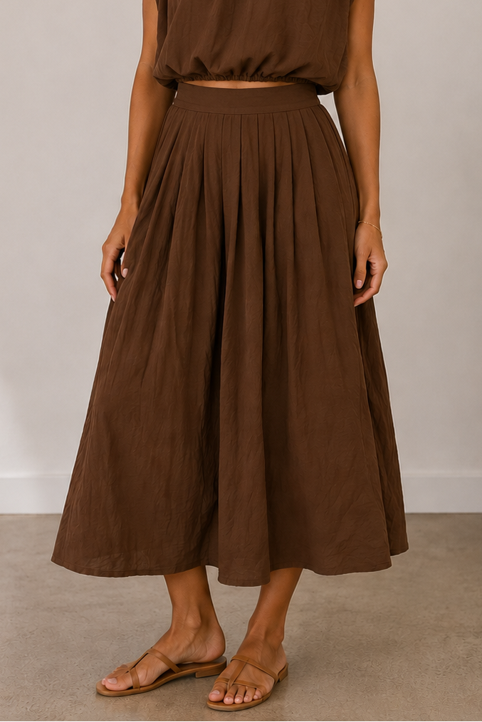 Brown Nadia Skirt