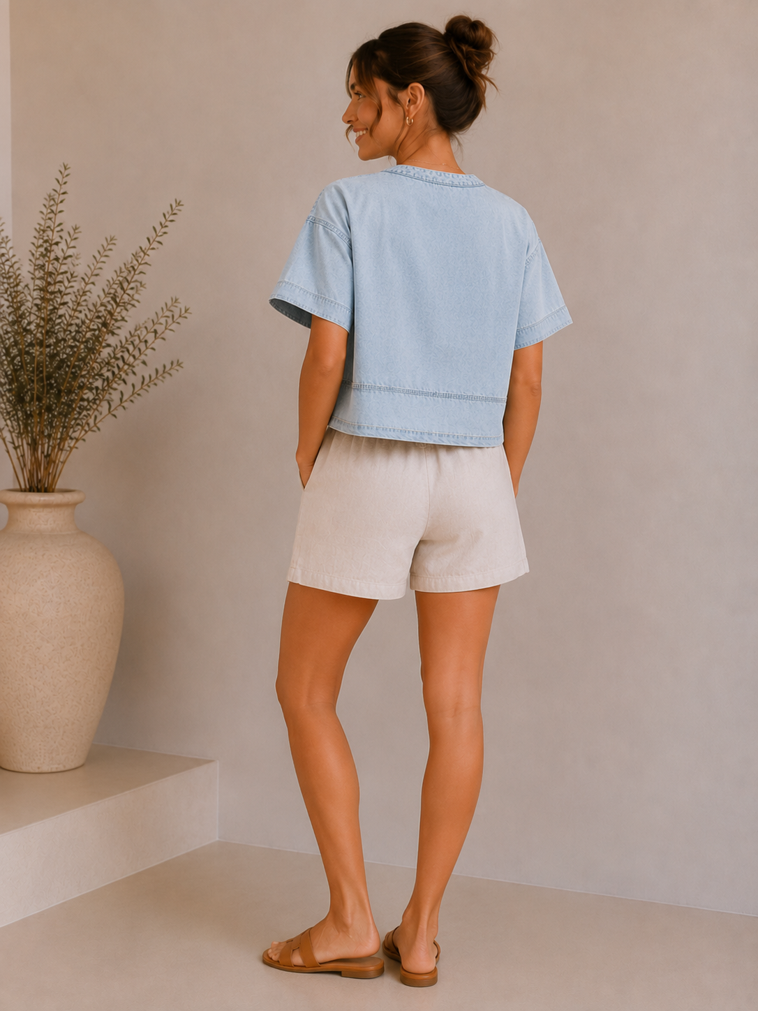 Denim Katherine Top