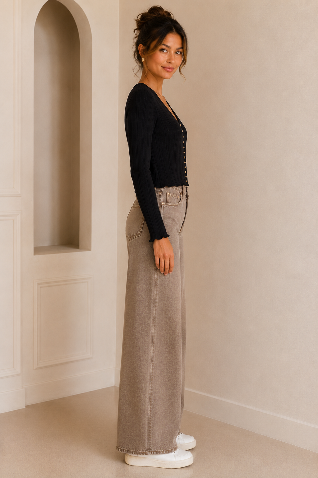 Natural Landa Sweater Top