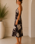 Chocolotate Charisma Floral Midi Dress