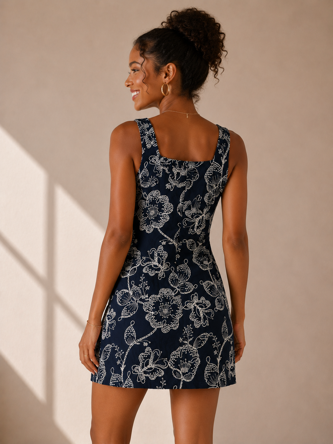 Navy Roberts Dress