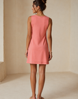 Pink Floral Lemnos Dress