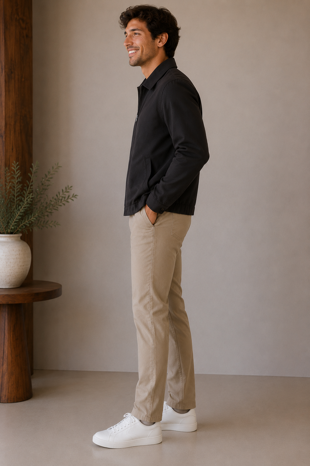 Black Baron Full Zip Jacket