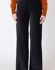 Black High Waist Wide Leg Pants