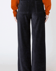 Black High Waist Wide Leg Pants