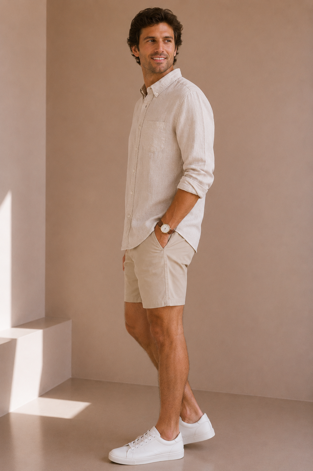 Summer Sand Everyday Linen Shirt