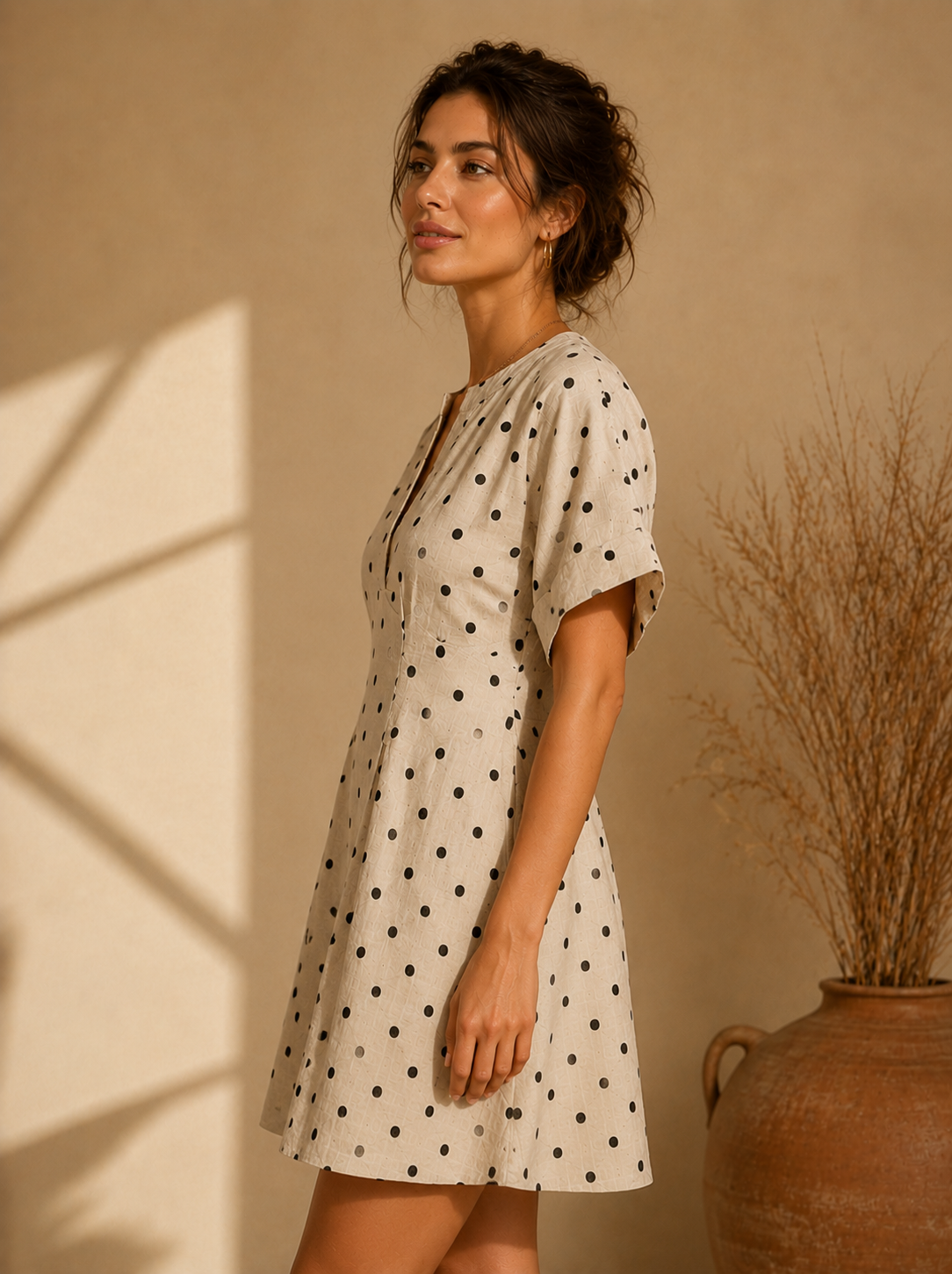 Beige Journi Dress