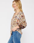 Floral Mallory Blouse