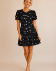 Navy Dot Brenlee Dress