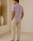 Lavender Classic Stretch Selvage Shirt
