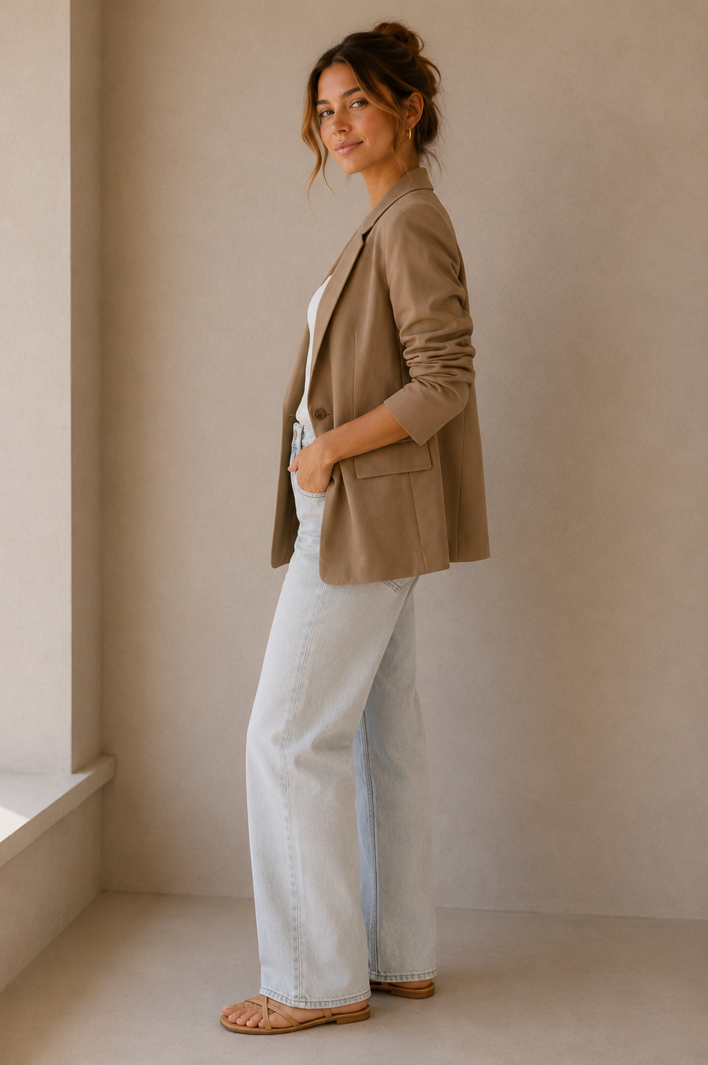 Tan Scarlett Blazer