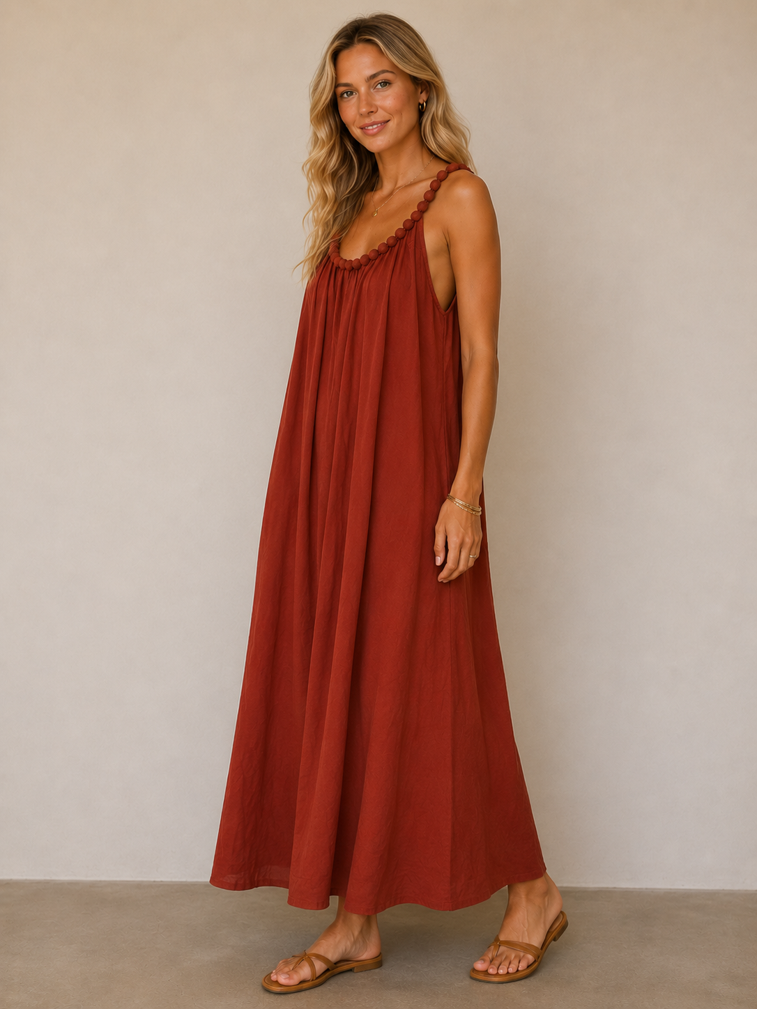 Rust Jenna Dress