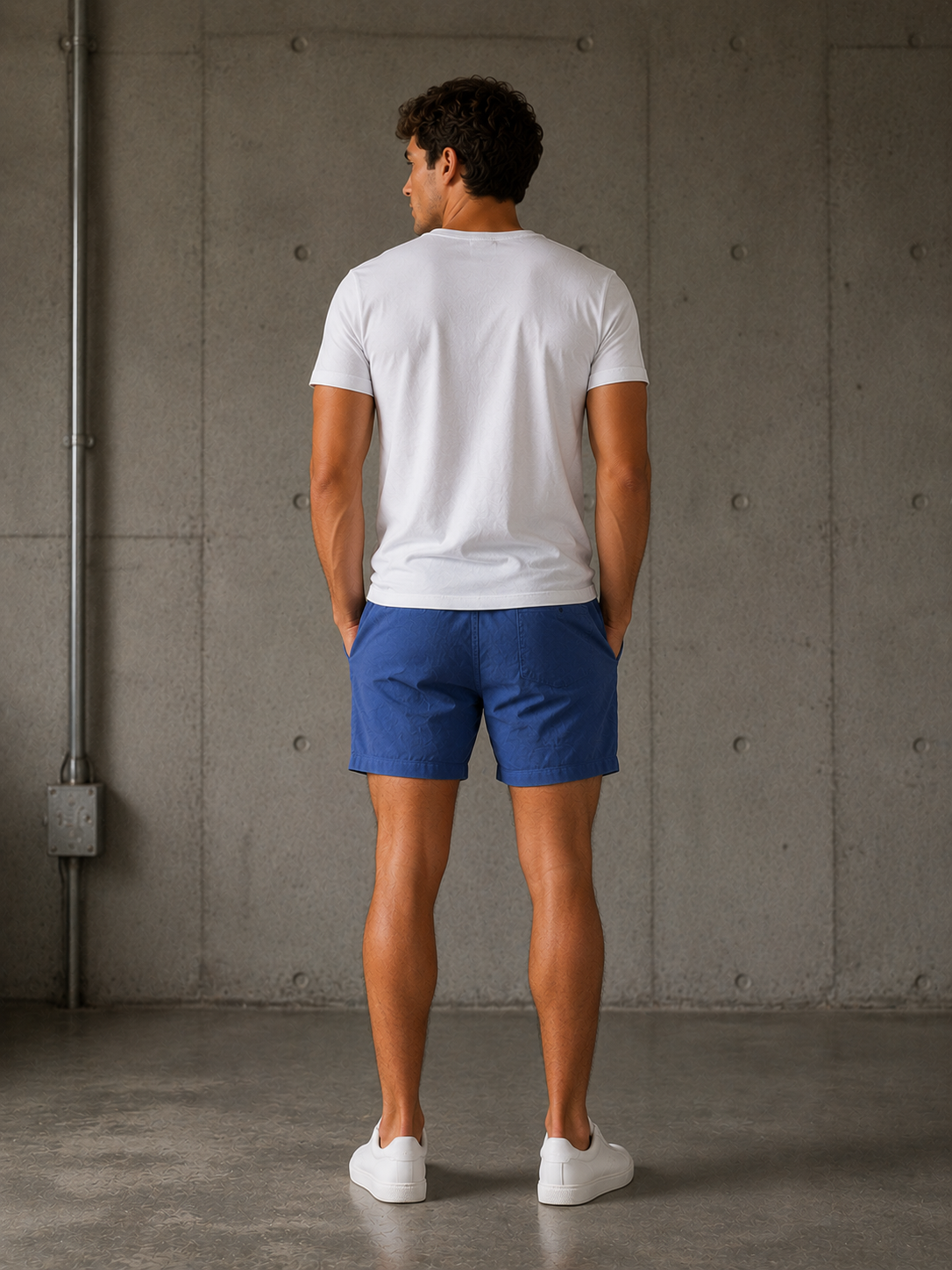 Cornflower Blue Saturday Beach Short 6"