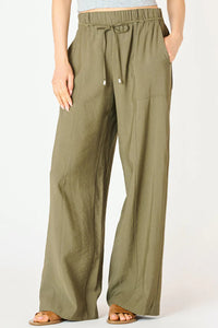 Olive Wide Leg Pants