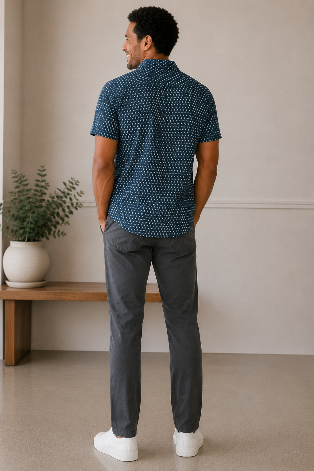 Dark Teal Morgan Short Sleeve Top