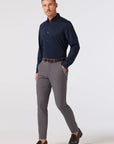 Navy Halyard LS Dress Shirt