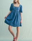 Denim Bubble Gum Dress