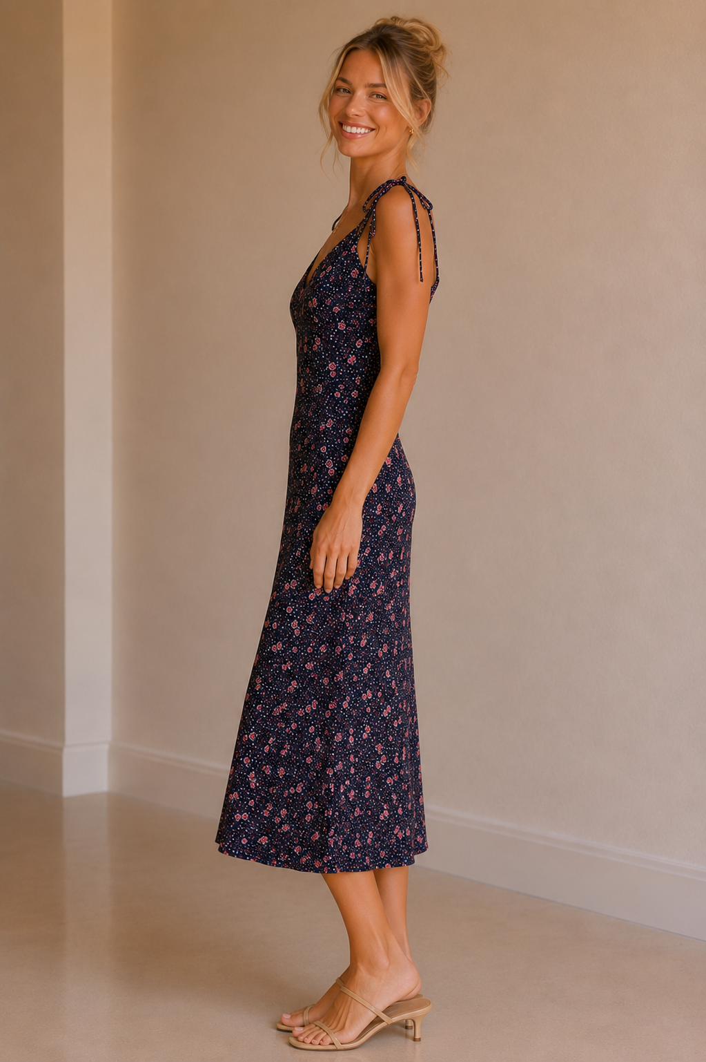 Navy Beatrice Dress
